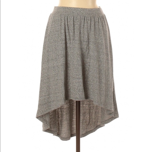 UO Sparkle & Fade High Low gray skirt - Picture 3 of 7